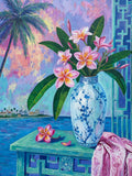 Summer Plumeria – Original Artwork by contemporary artist Lanzhi Wang