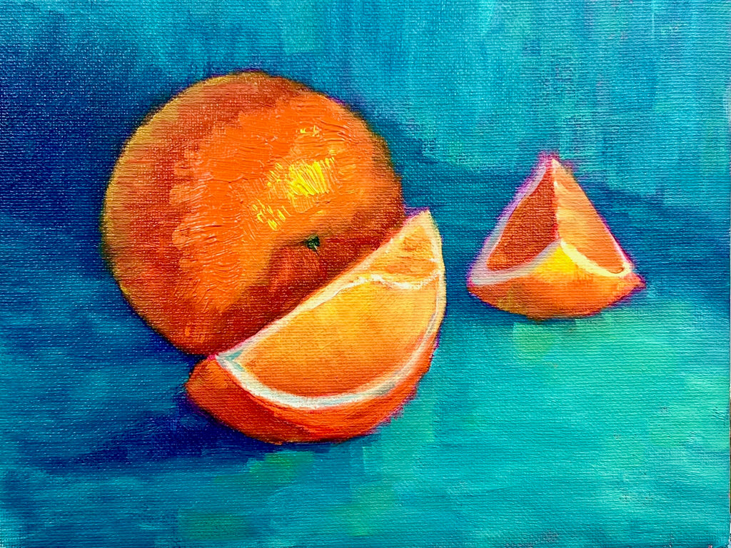 Orange – Artist Mug featuring artwork by contemporary artist Lanzhi Wang
