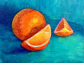 Orange – Artist Mug featuring artwork by contemporary artist Lanzhi Wang