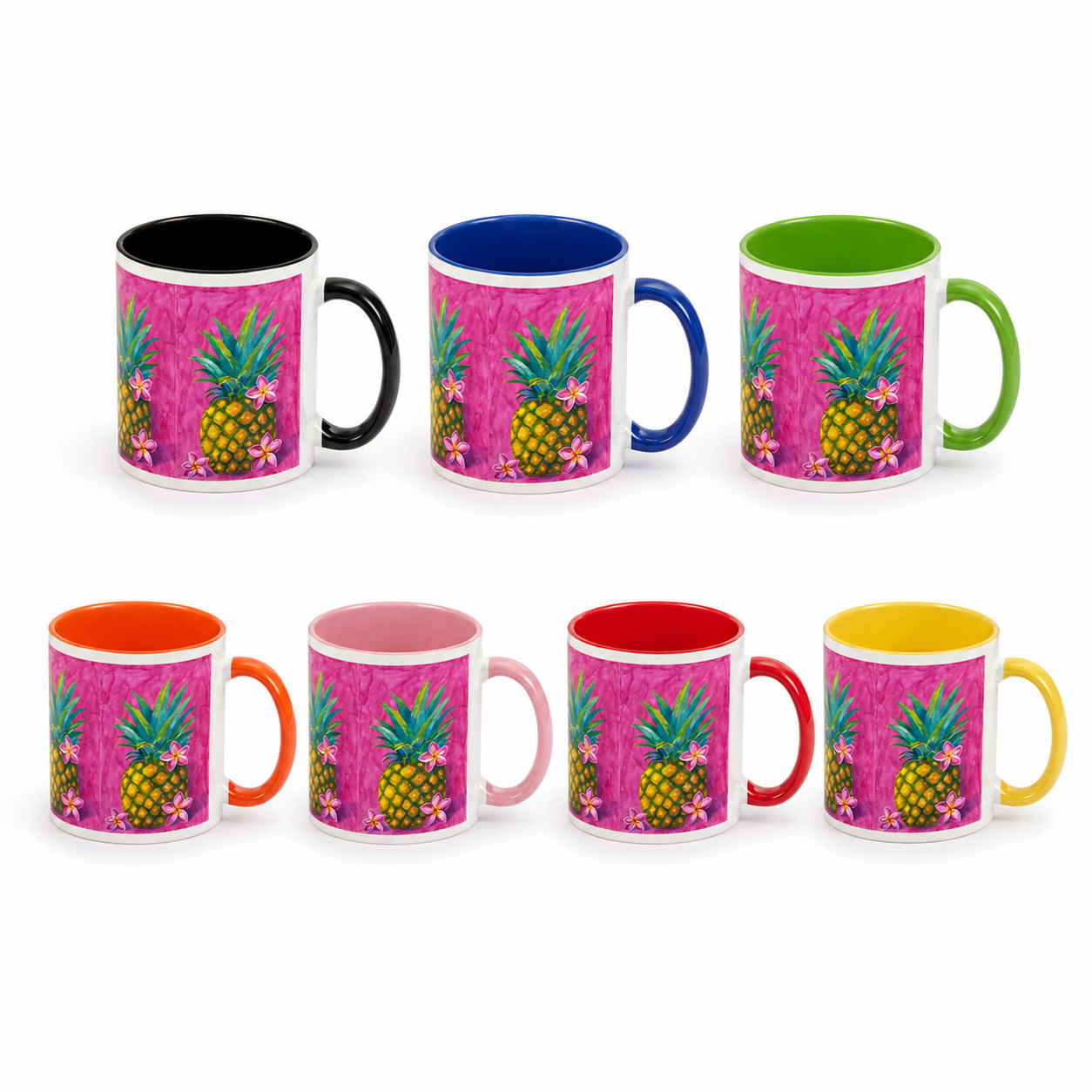 Golden Paradise – Colored Accent Mug